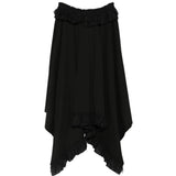 Black skirt, front view