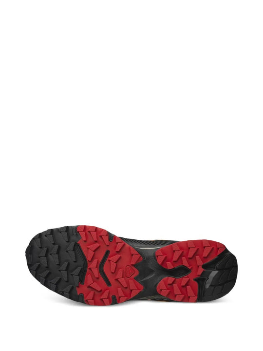 Black sneakers, button view
