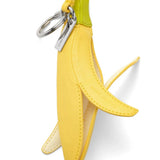 yellow bag charm, back view