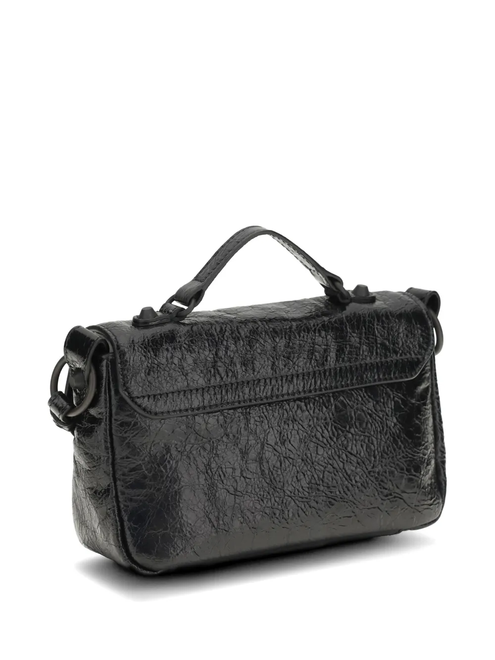 Black bags, back view