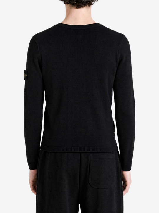 Black hoodie, full body view