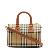 Tan bag, front view