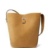 Tan bag, front view