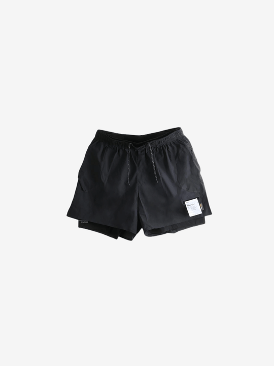 Black shorts, front view