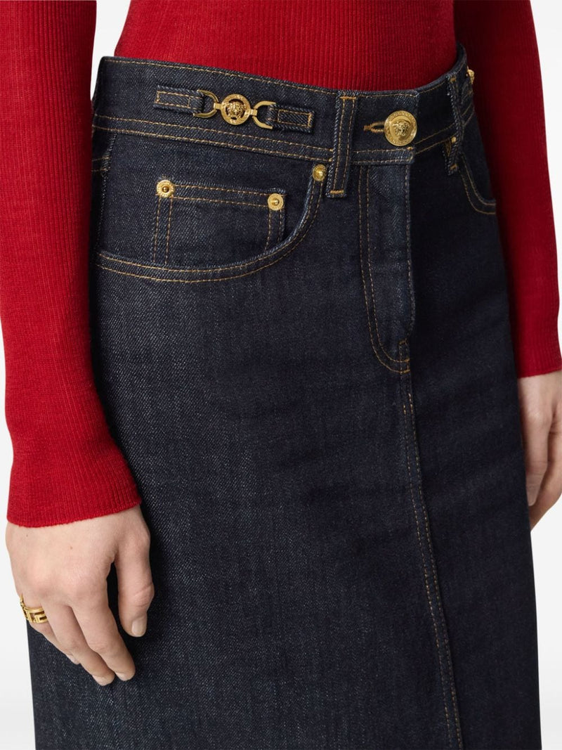 VERSACE - Women Denim Skirt