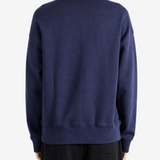 Navy top, front view
