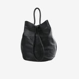 black bags, front view