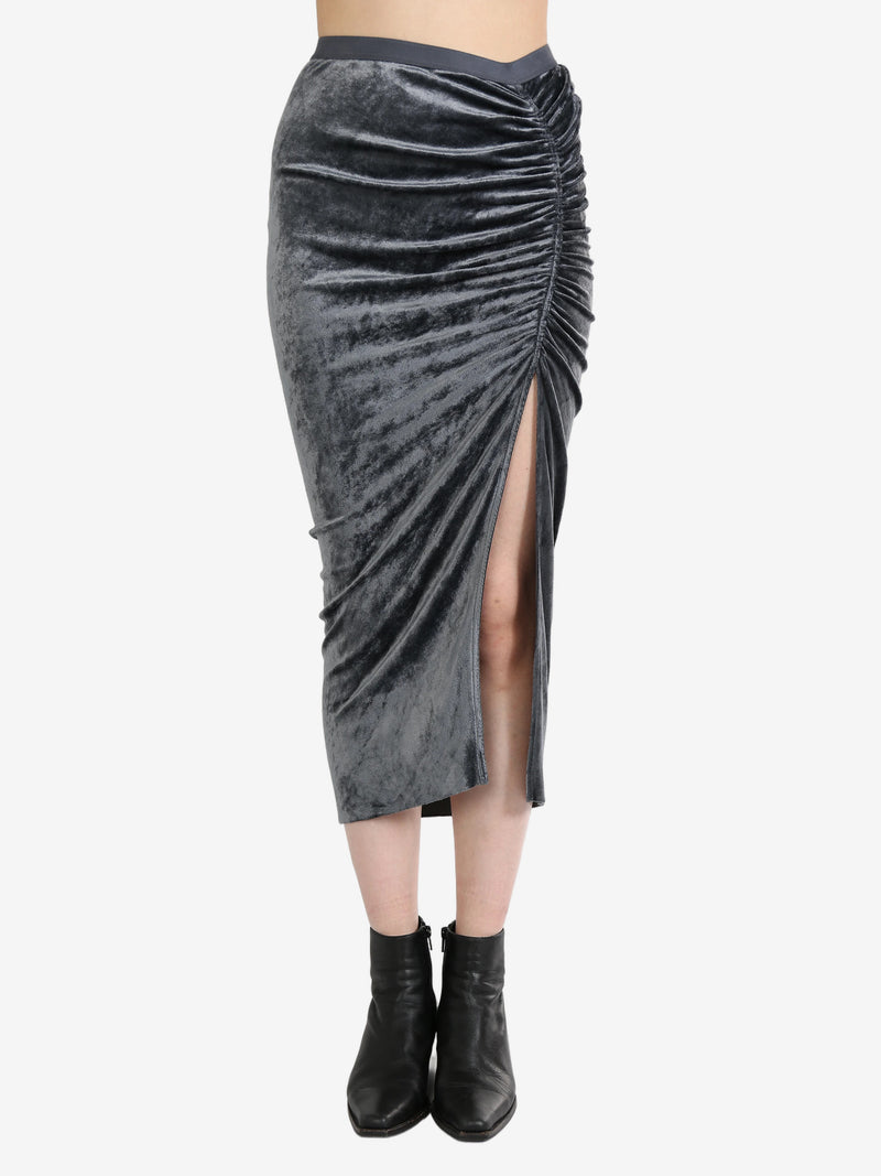 RICK OWENS LILIES - Women Velvet Svita Knee Skirt