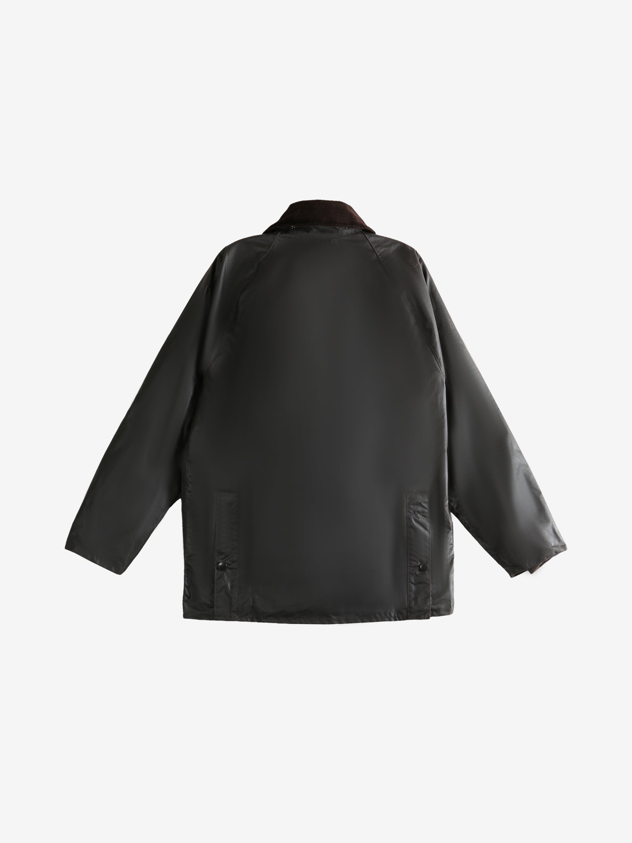 Black jacket, back view