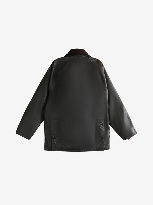 Black jacket, back view