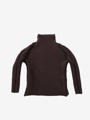 ISSEY MIYAKE - Women Wooly Pleats-56 Shirt