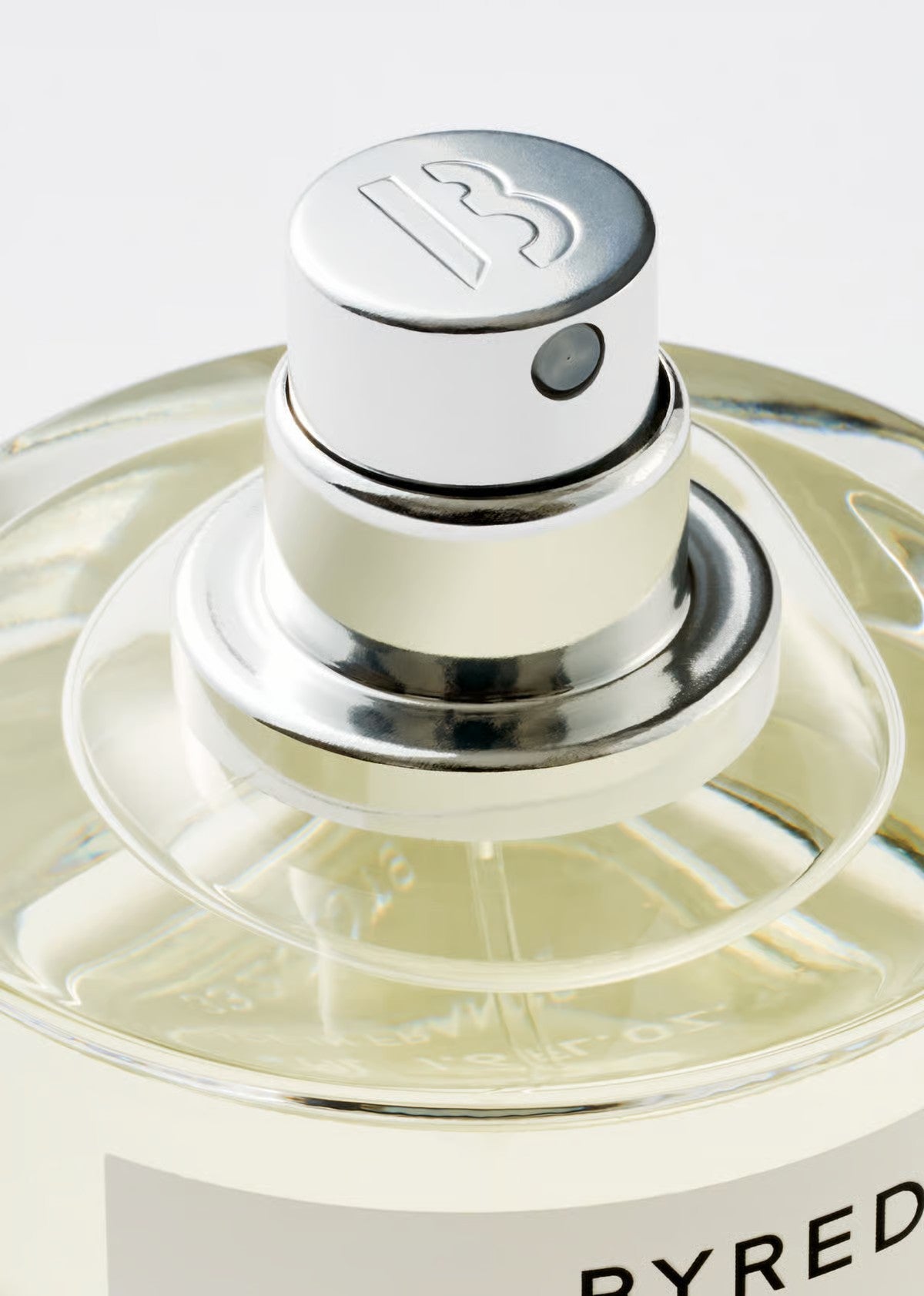 Close up of perfume, showing texture of the limonene ingredients