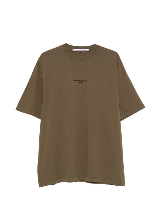 Green t-shirt, front view