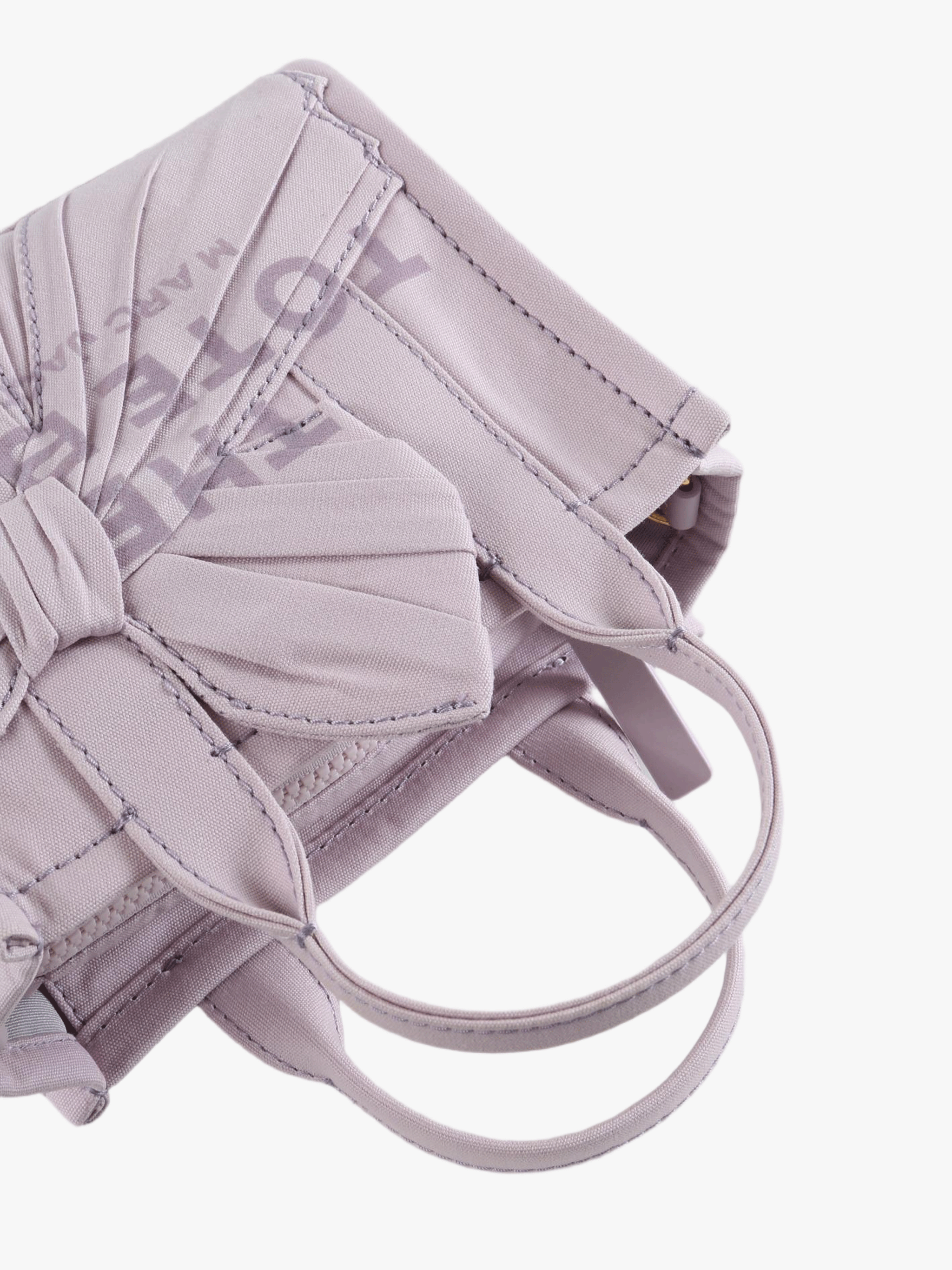 Purple bag, front view