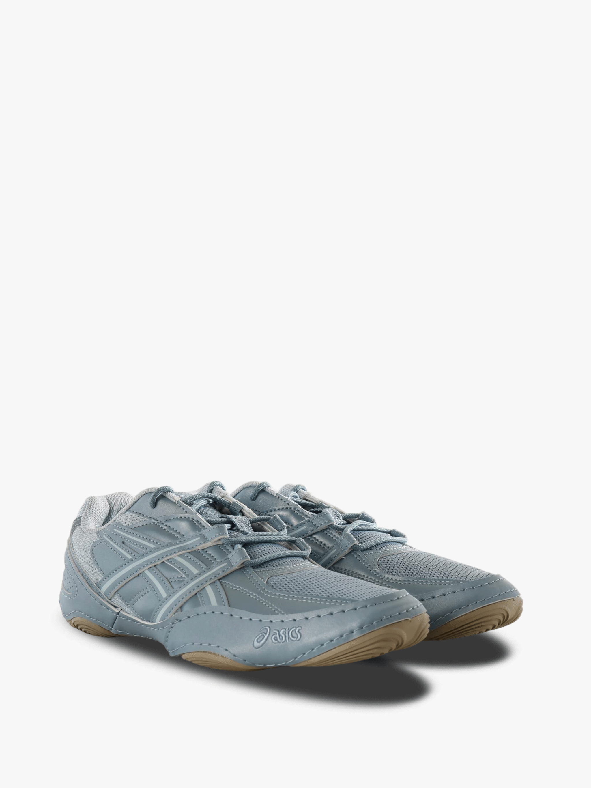 Grey shoes, front view