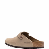 Brown sandals, side view