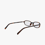 Brown eyewear, front view
