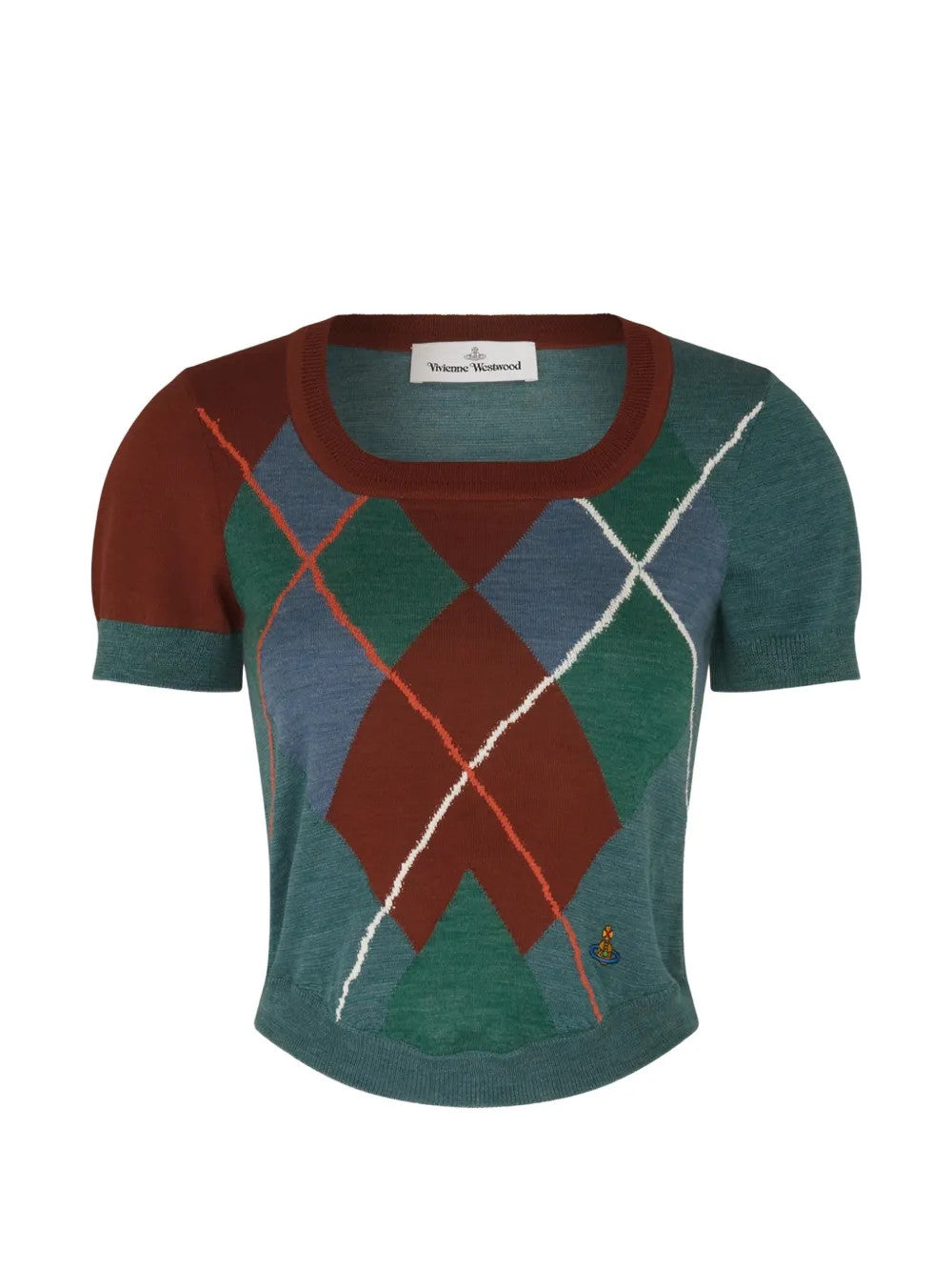 Green t-shirt, front view