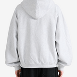 Grey hoodie, full body view