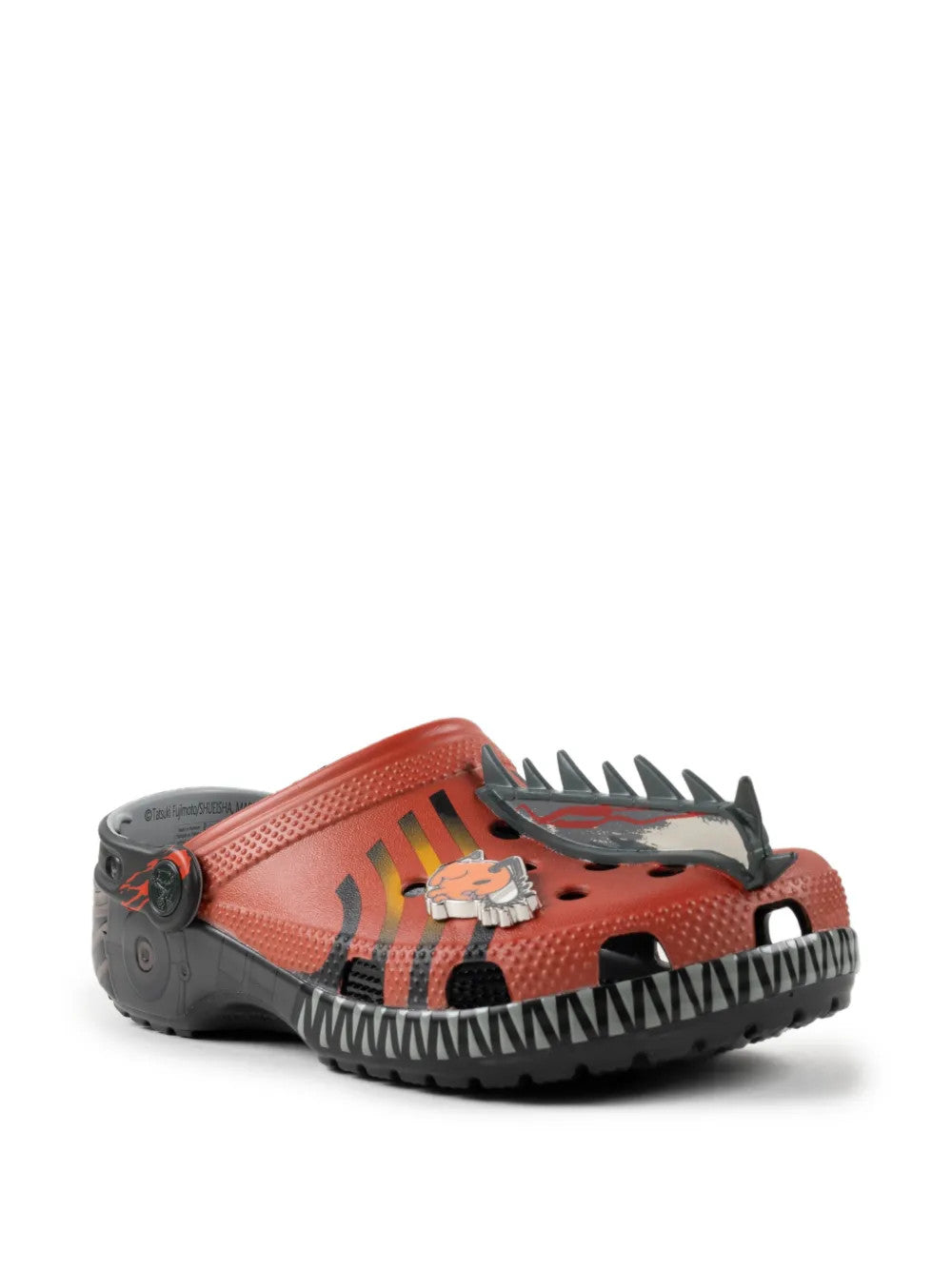 Orange shoes, front view