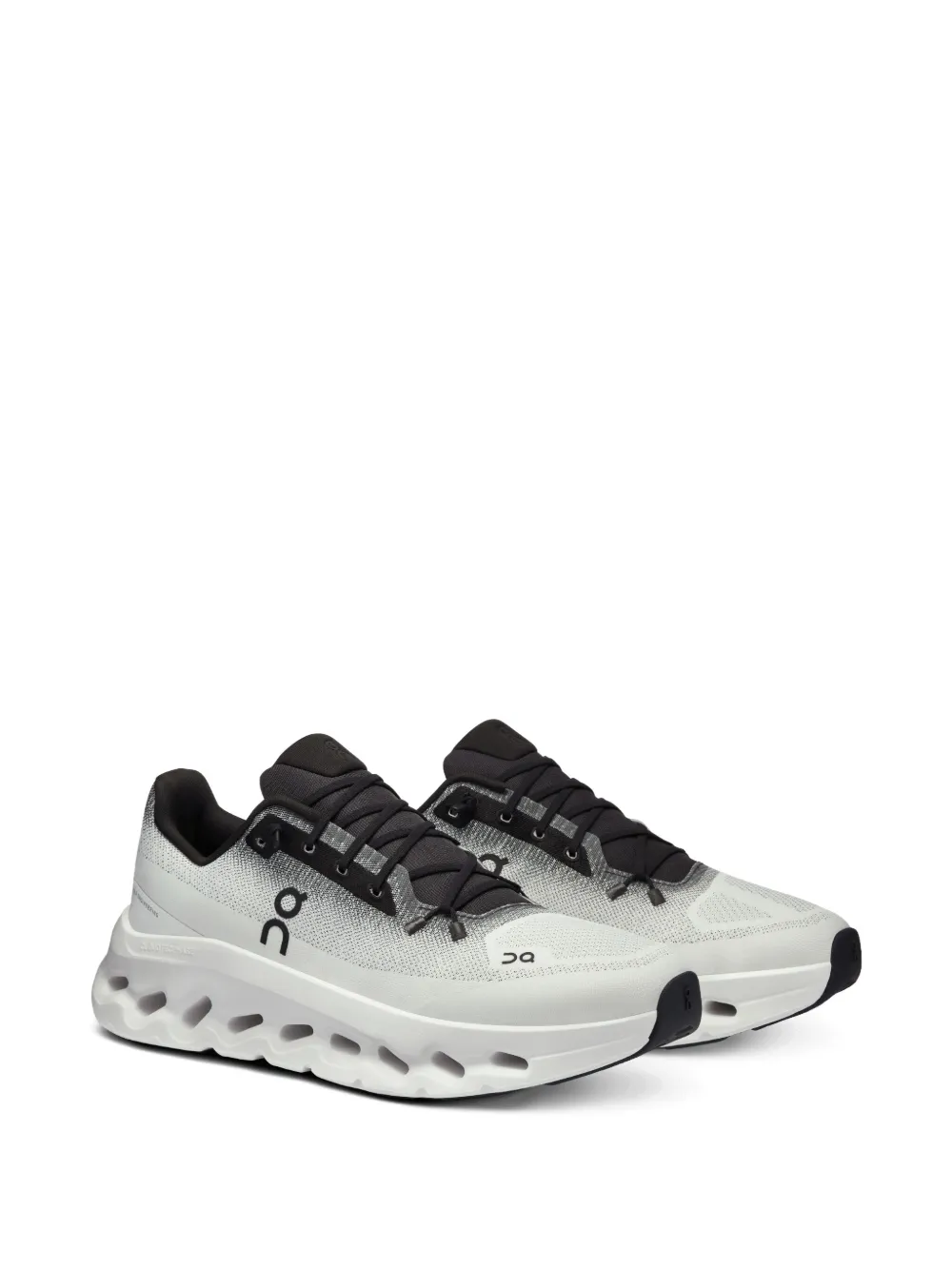 Grey sneakers, side view