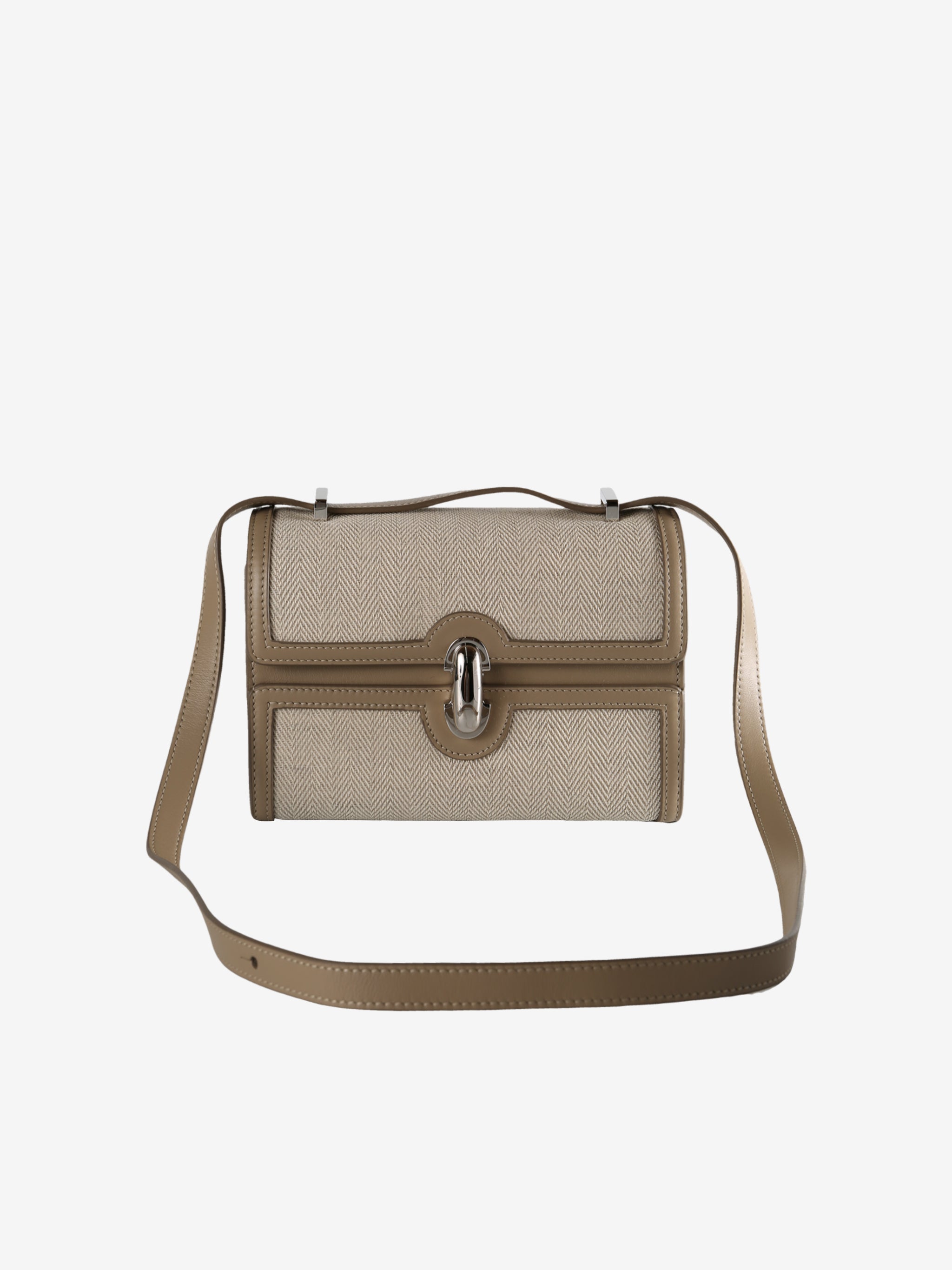 Grey bags,front view