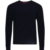Navy shirt, front view