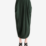 Green skirt, front view