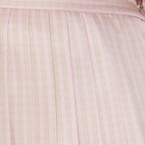 VERSACE - Women Pinstripe Chain Silk Twill Skirt