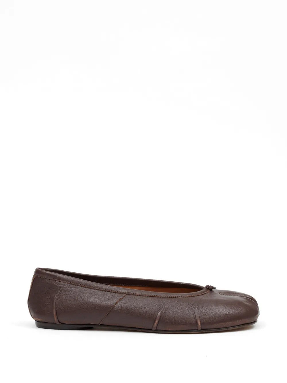 Brown shoes, side view