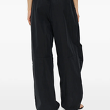 ALEXANDER WANG - Women Logo Elastic Mid-Rise Pleated Knee Pant
