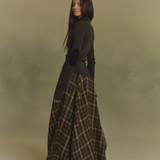 Brown jumper, full body view