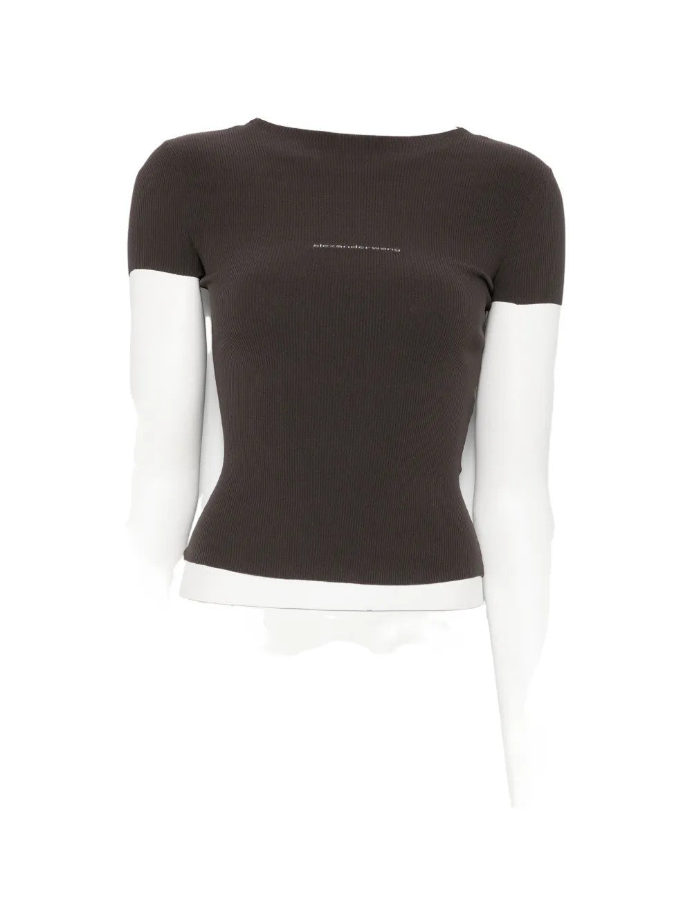 Black t-shirt, front view