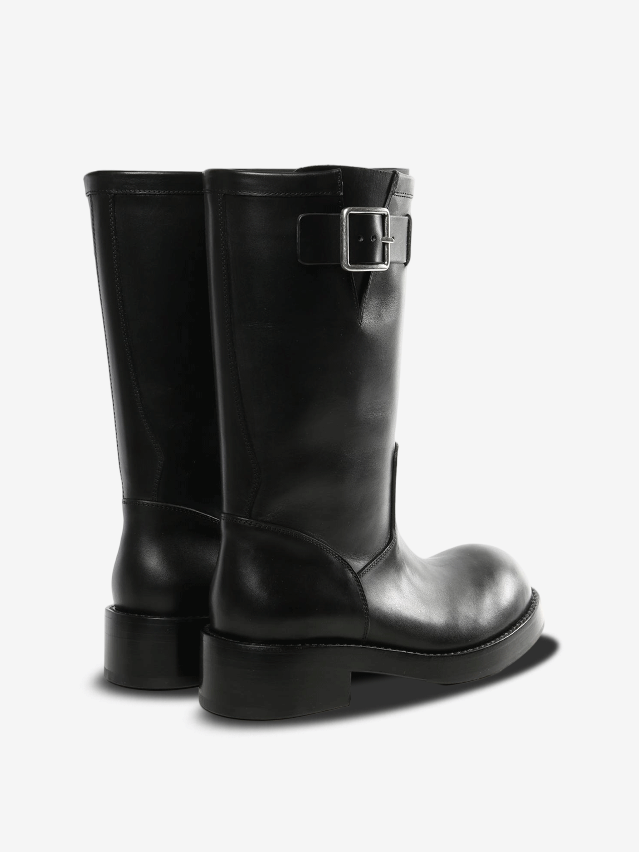 Black boots, side view