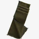 Green Scarf, top view