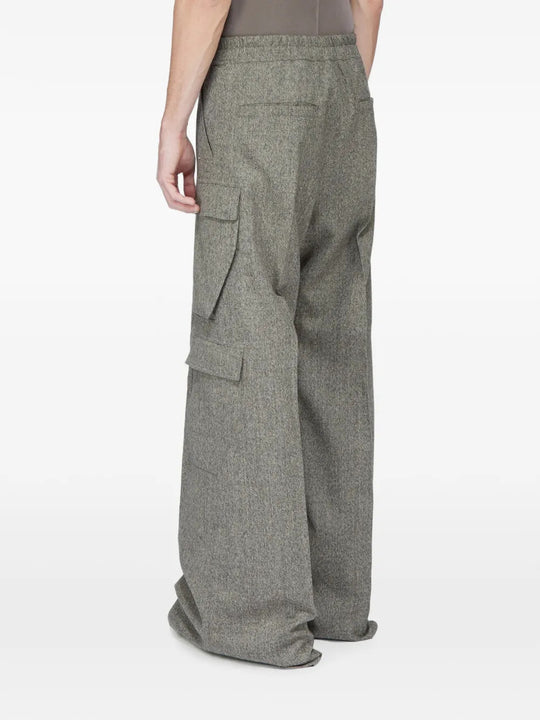 Grey pants, full body view
