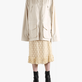 White jacket, full body view