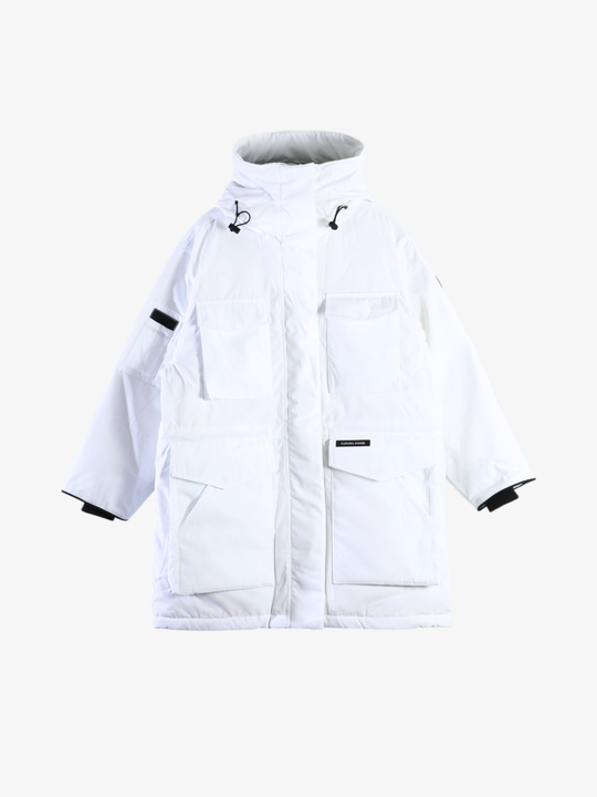 White jacket, front view