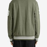 Green jacket, full body view