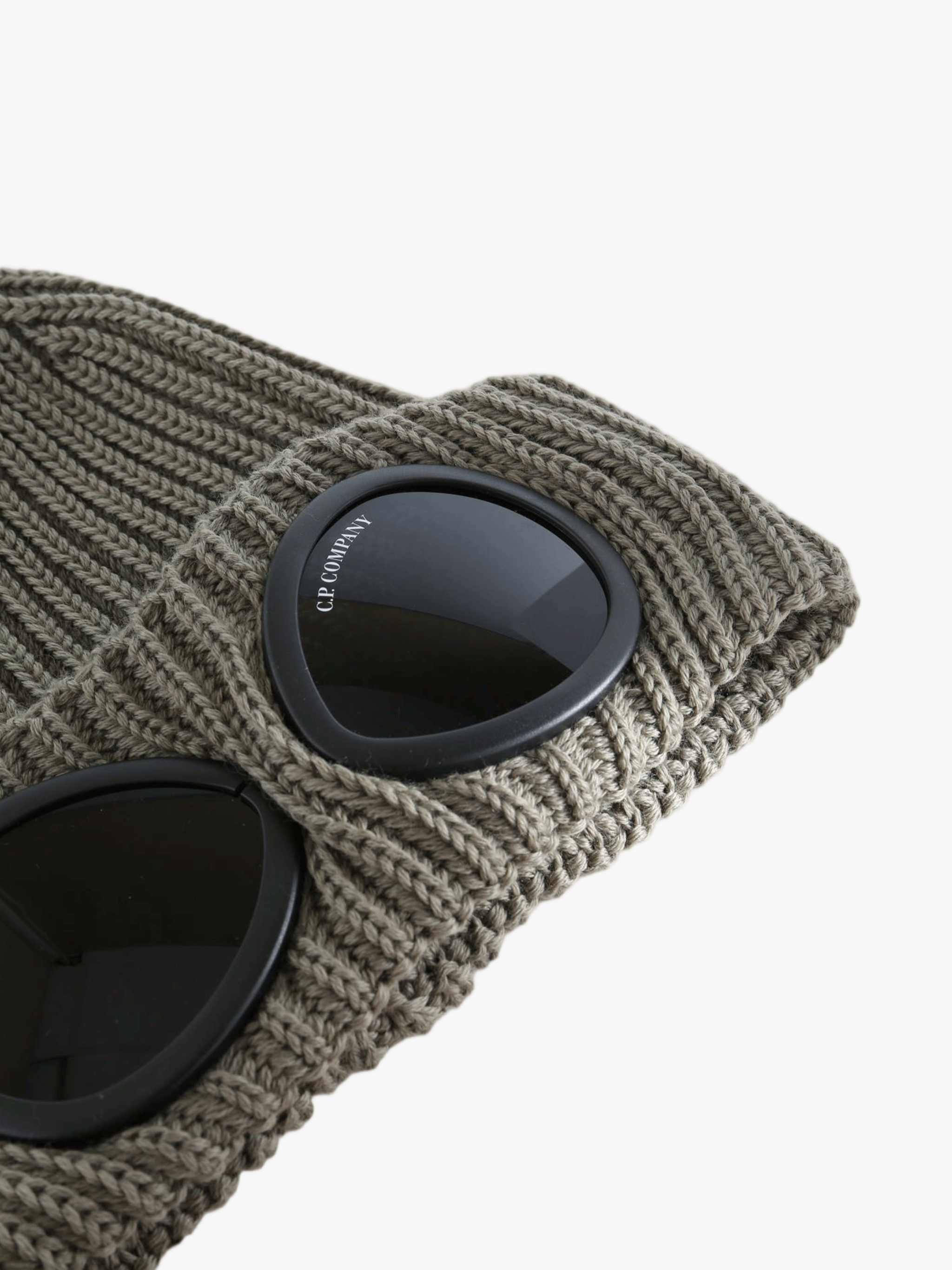 Close up of Grey hat, showing detail