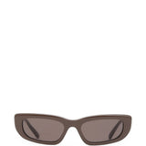 Brown eyewear, front view