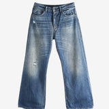 Blue jeans, front view