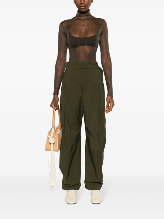 White top,full body view