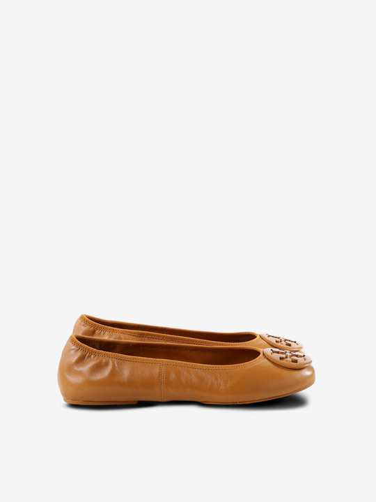Brown flats, front view