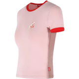 pink t-shirts,side view