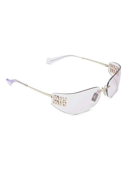 Purple eyewear, front view