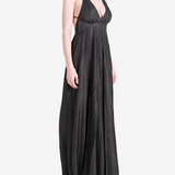 Black dress, full body view