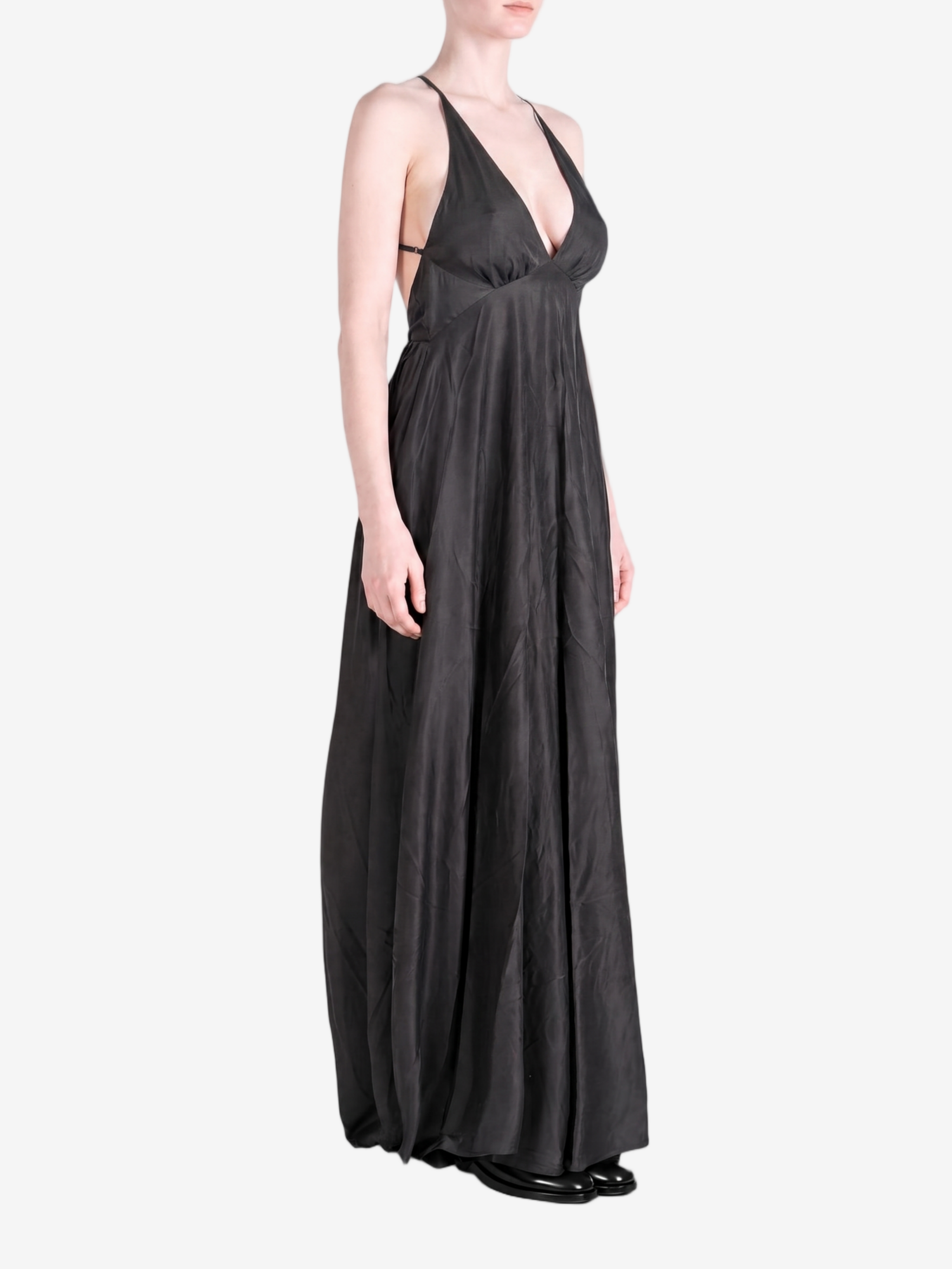 Black dress, full body view