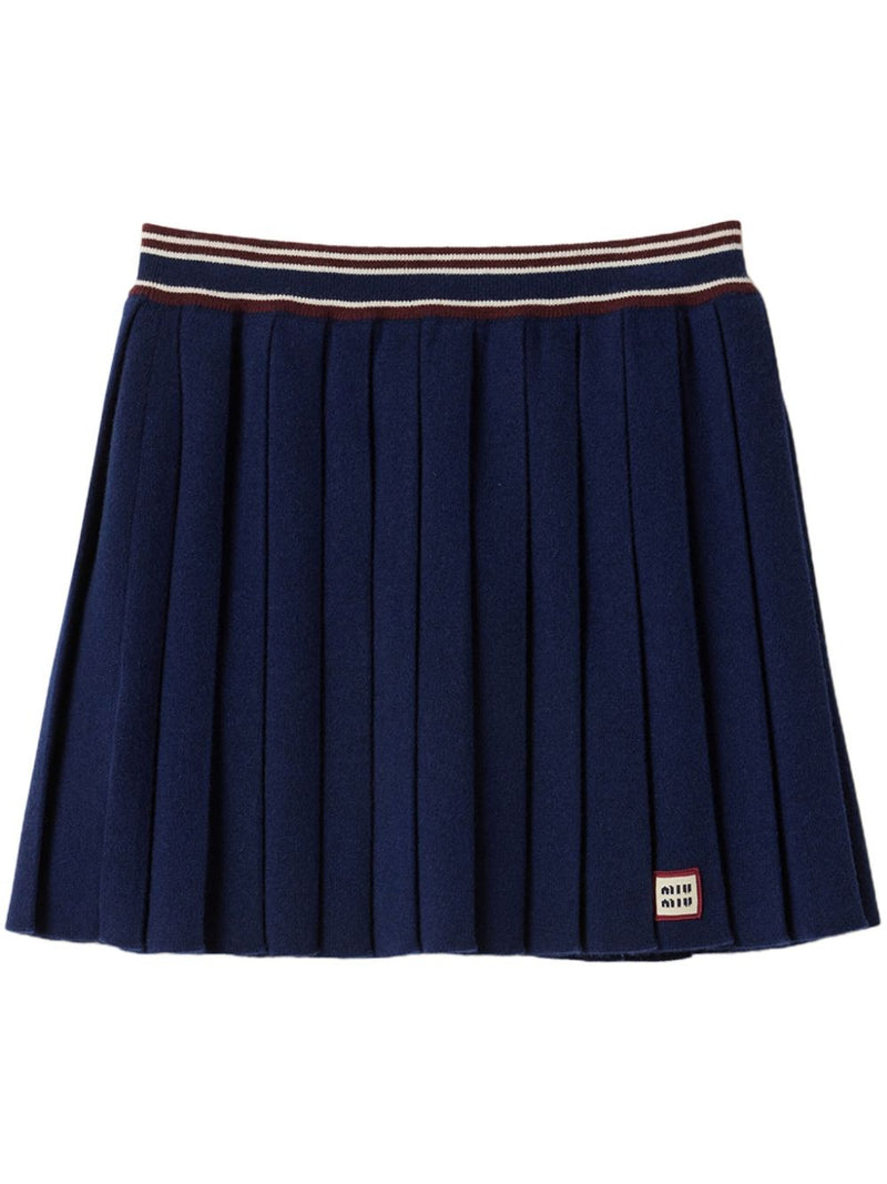 MIU MIU - Women Wool Cashmere Skirt