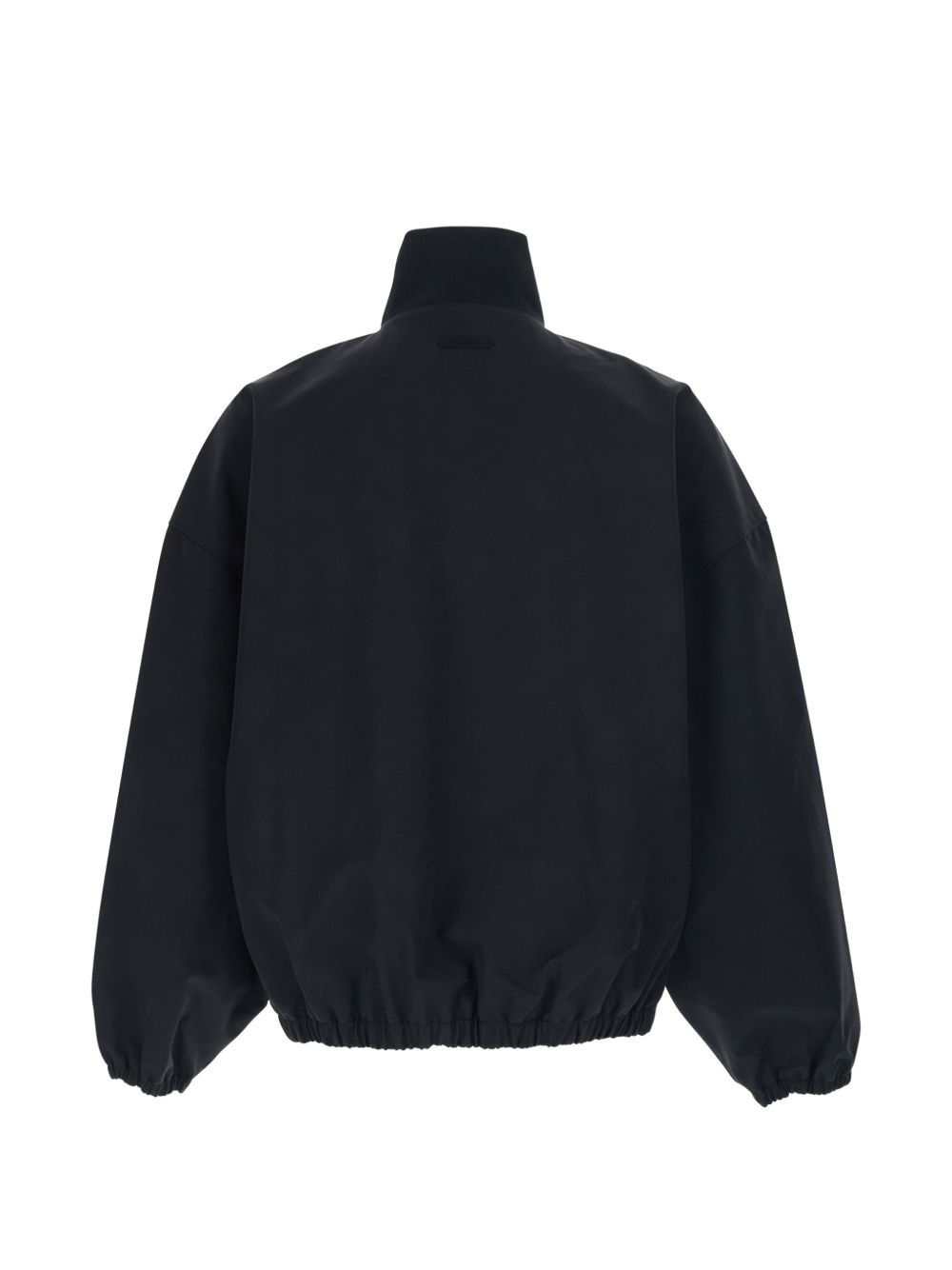 Black jacket, back view